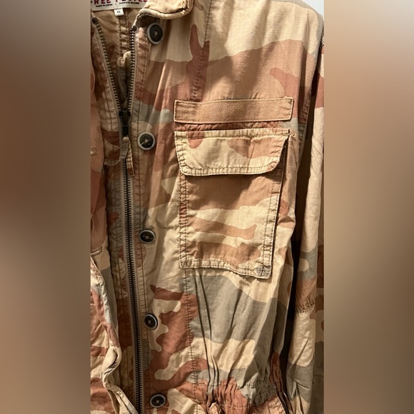 NWTA Free People Camo Jacket Small - Picture 7 of 13